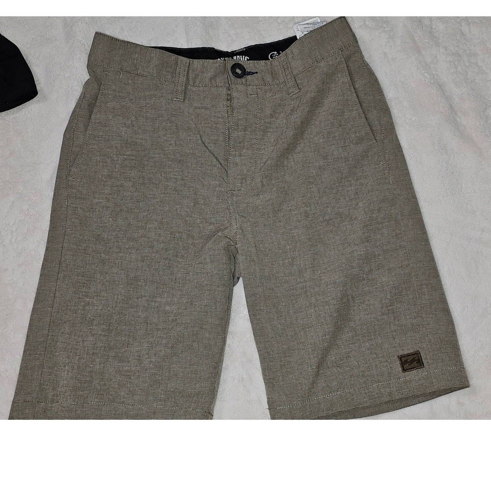 Billabong Crossfire Submersibles Hybrid Shorts Khaki Tan Mens Size 25 Chino Walk